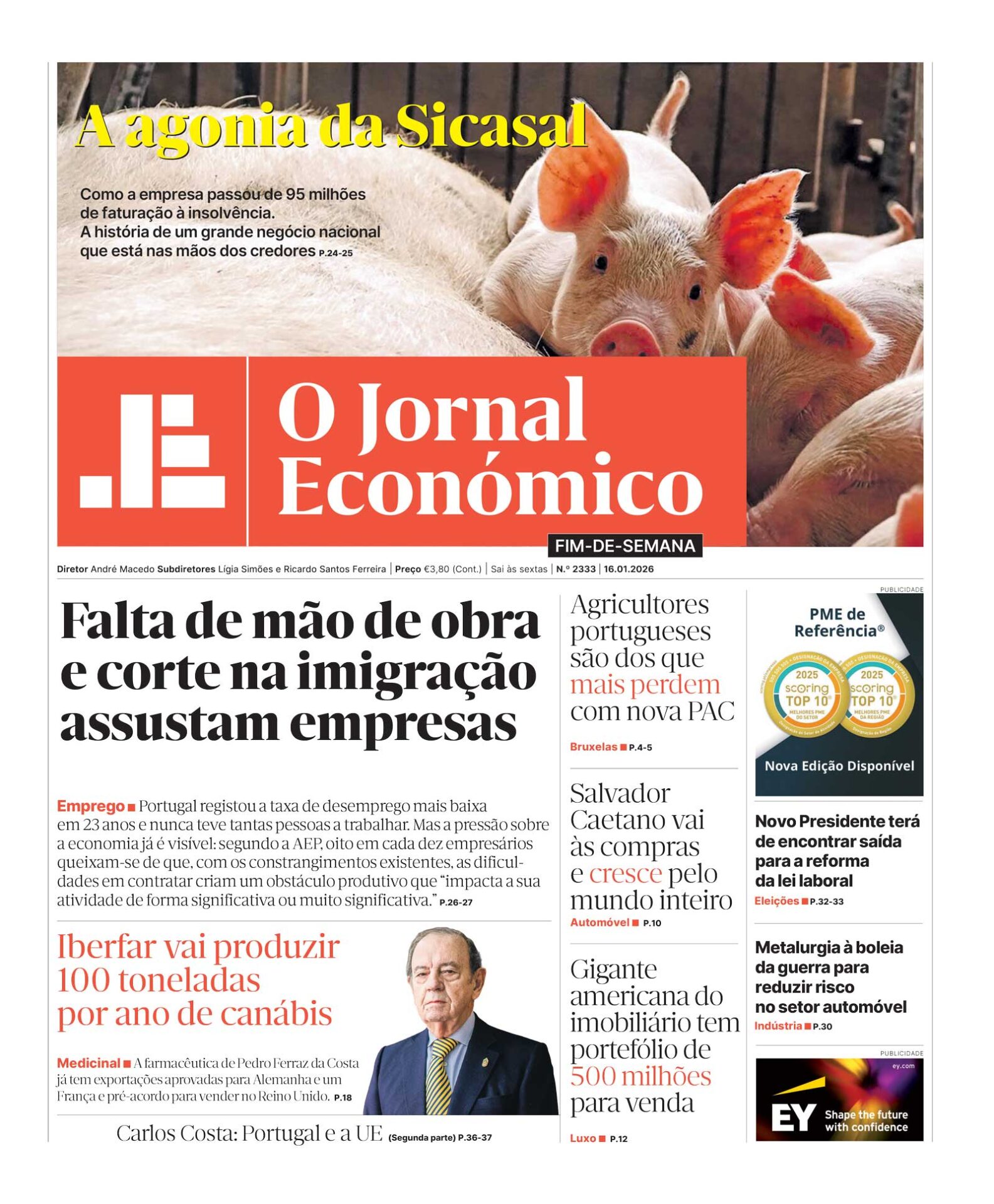 Capa Jornal Economico
